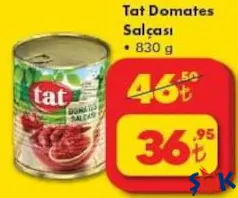TAT DOMATES SALÇASI 830 G